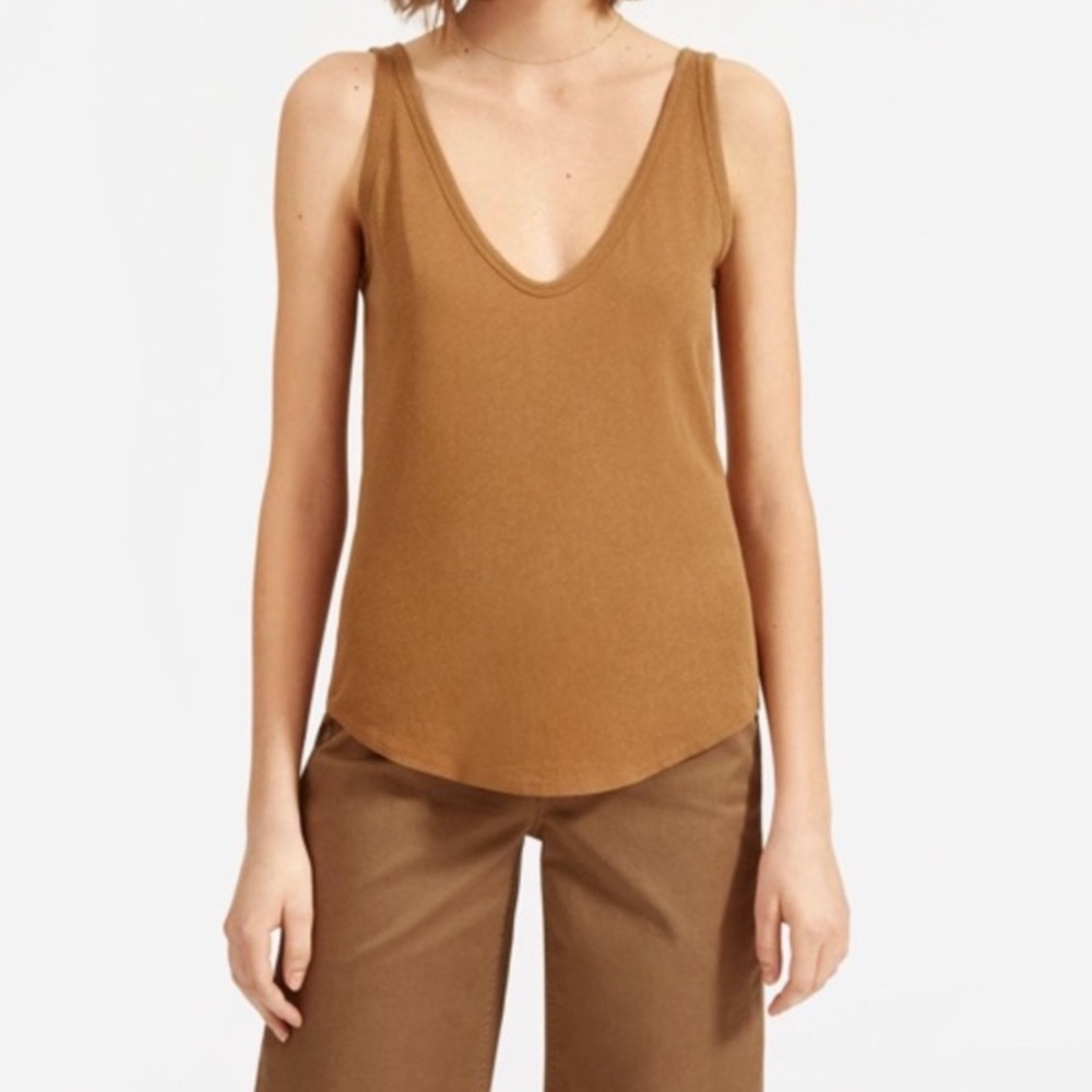 Everlane Cotton Tan Tank Top